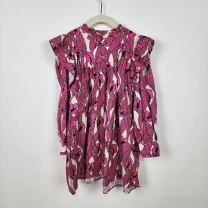 Morley Floral Pink and White Dress, size 10